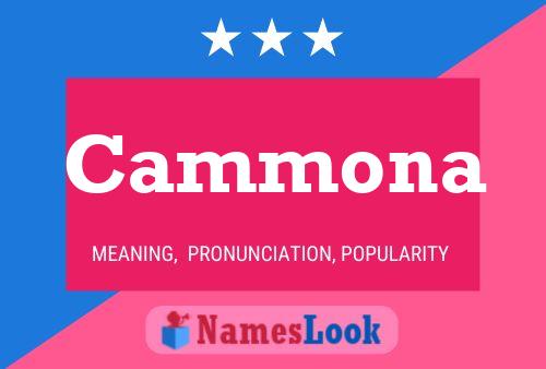 ملصق اسم Cammona