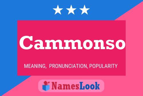 ملصق اسم Cammonso