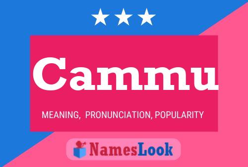 ملصق اسم Cammu