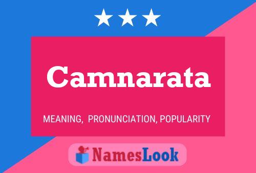 ملصق اسم Camnarata