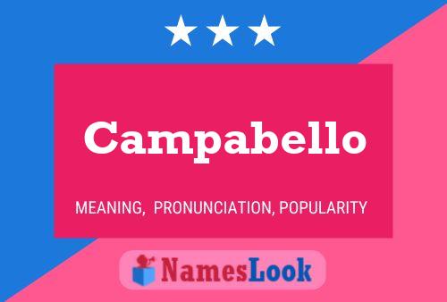 ملصق اسم Campabello