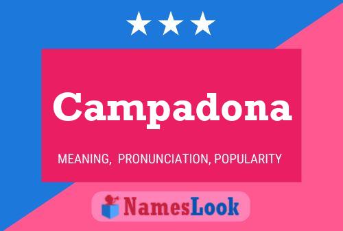 ملصق اسم Campadona