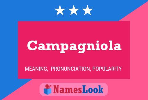 ملصق اسم Campagniola