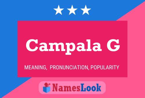 ملصق اسم Campala G