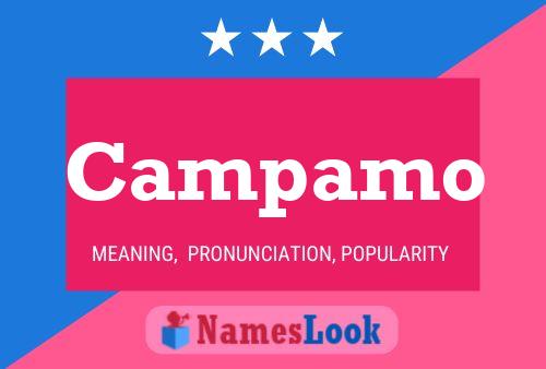 ملصق اسم Campamo