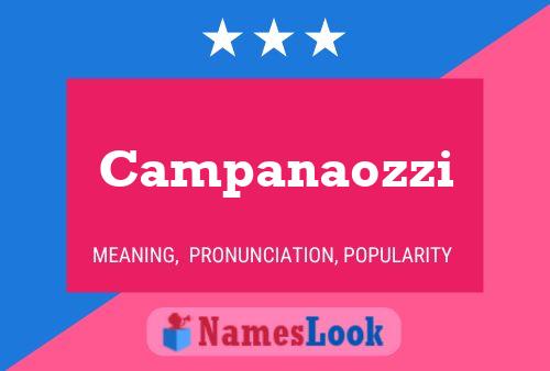 ملصق اسم Campanaozzi