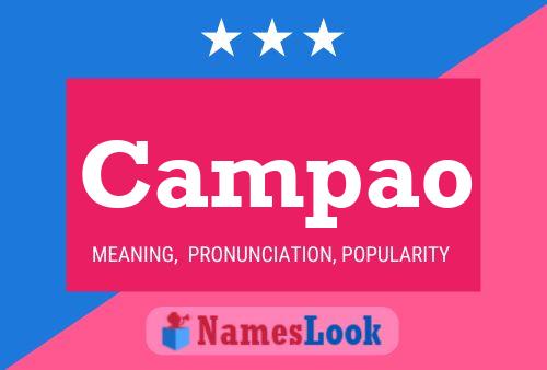 ملصق اسم Campao