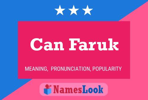 ملصق اسم Can Faruk