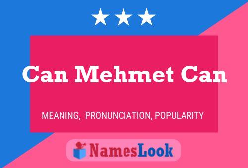 ملصق اسم Can Mehmet Can