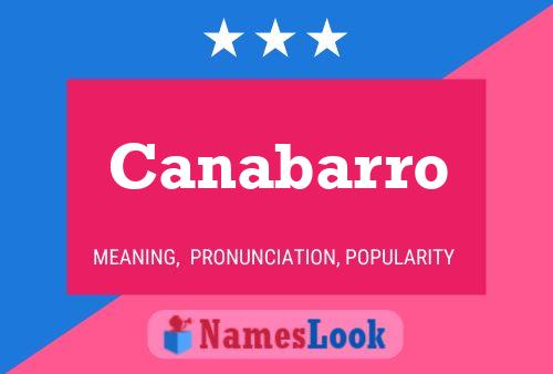 ملصق اسم Canabarro