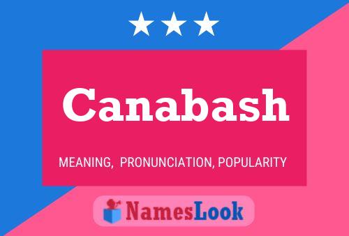 ملصق اسم Canabash