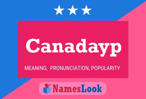 ملصق اسم Canadayp