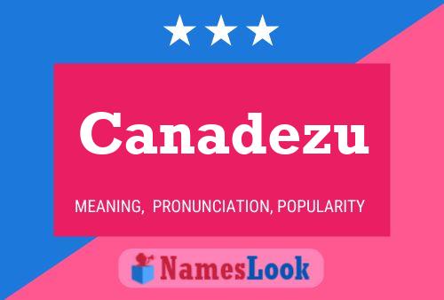 ملصق اسم Canadezu