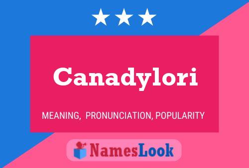 ملصق اسم Canadylori