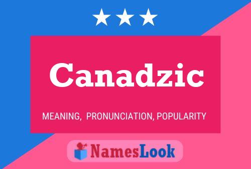 ملصق اسم Canadzic