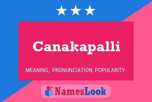 ملصق اسم Canakapalli