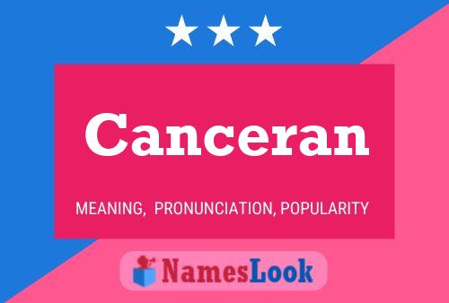 ملصق اسم Canceran