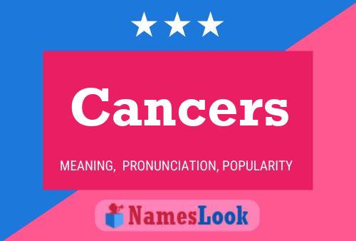 ملصق اسم Cancers