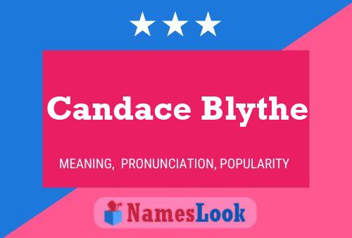 ملصق اسم Candace Blythe