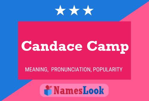 ملصق اسم Candace Camp