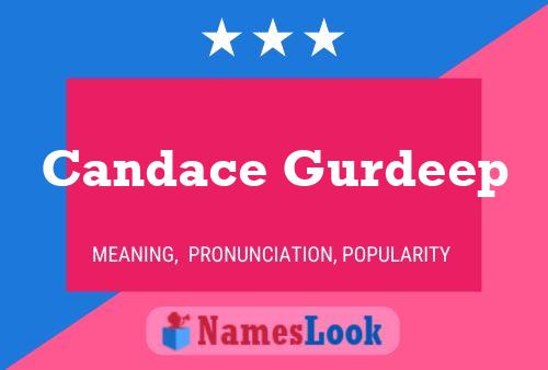 ملصق اسم Candace Gurdeep