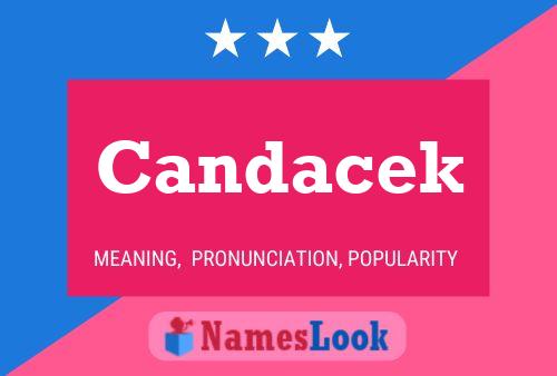 ملصق اسم Candacek