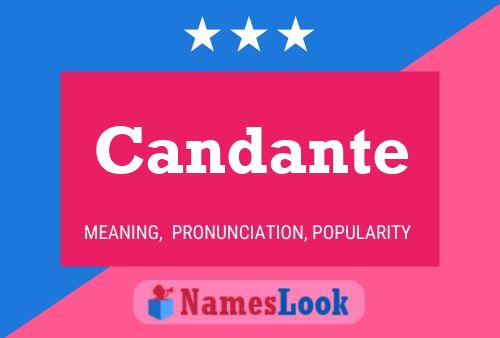 ملصق اسم Candante