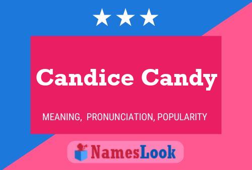 ملصق اسم Candice Candy