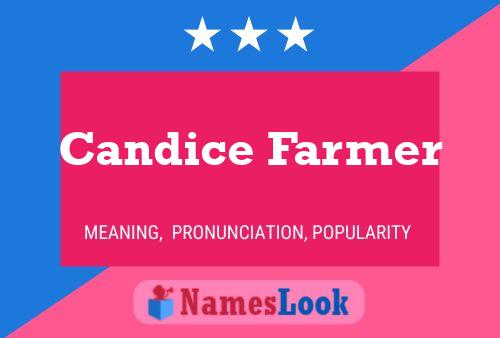 ملصق اسم Candice Farmer