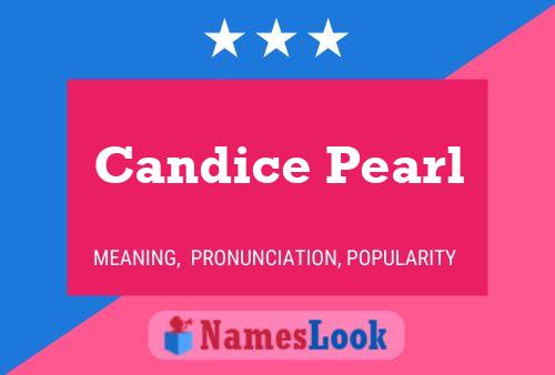 ملصق اسم Candice Pearl