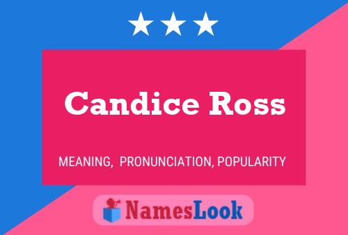 ملصق اسم Candice Ross