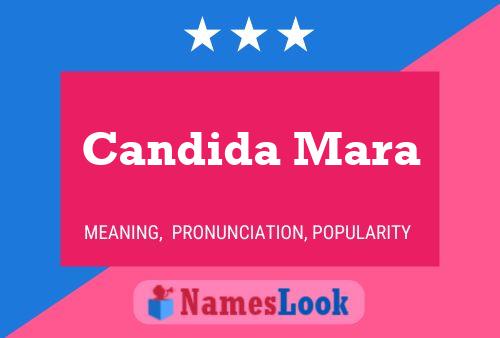 ملصق اسم Candida Mara