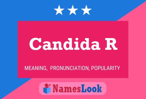 ملصق اسم Candida R