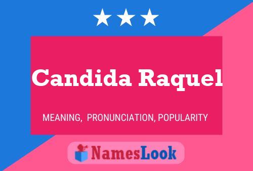 ملصق اسم Candida Raquel