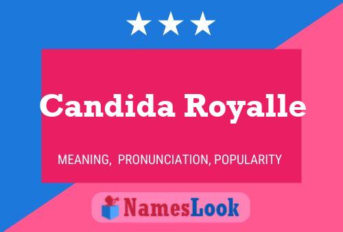 ملصق اسم Candida Royalle