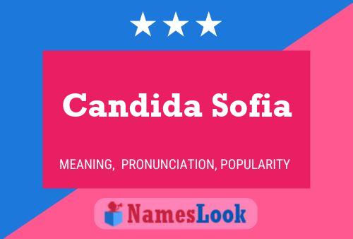 ملصق اسم Candida Sofia