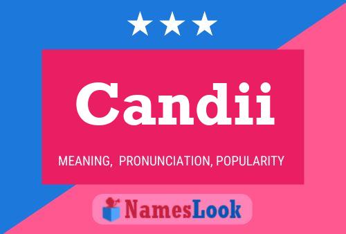 ملصق اسم Candii