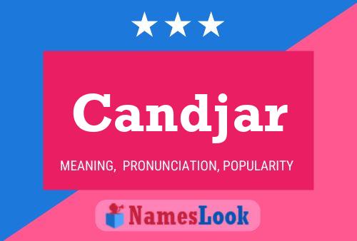 ملصق اسم Candjar