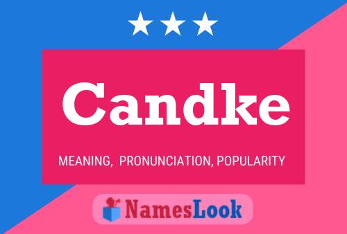 ملصق اسم Candke