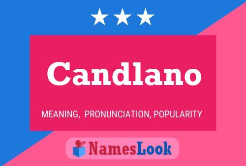 ملصق اسم Candlano