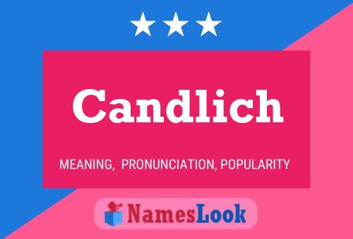 ملصق اسم Candlich