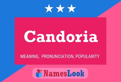 ملصق اسم Candoria