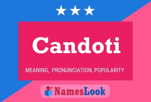 ملصق اسم Candoti