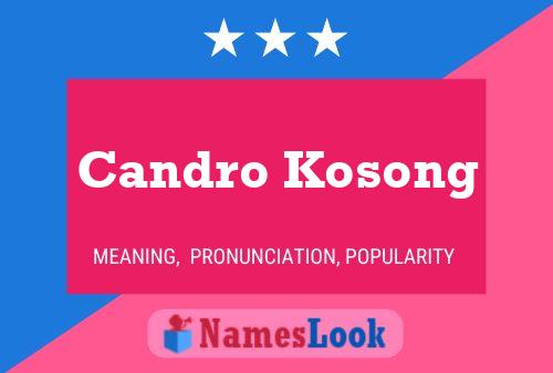 ملصق اسم Candro Kosong