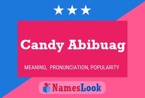 ملصق اسم Candy Abibuag