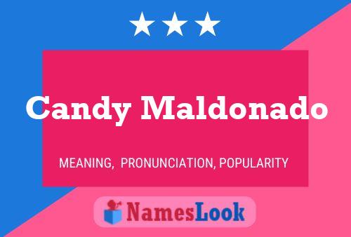 ملصق اسم Candy Maldonado