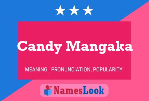 ملصق اسم Candy Mangaka