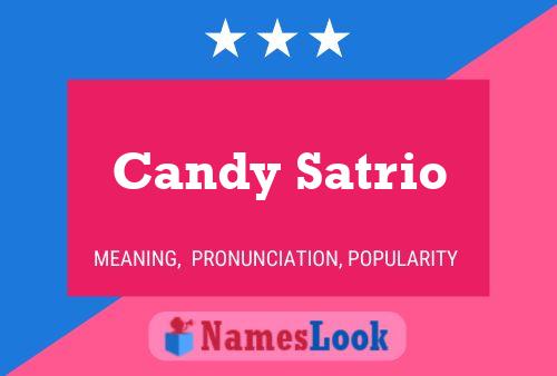 ملصق اسم Candy Satrio