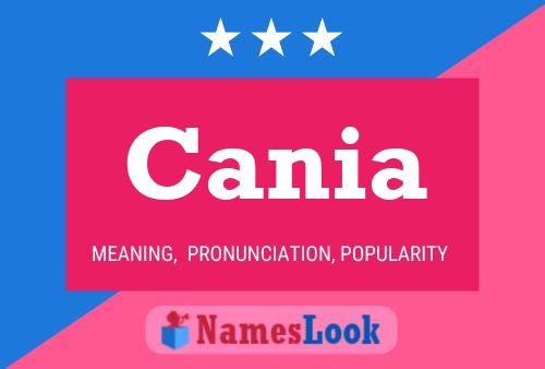 ملصق اسم Cania