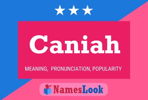 ملصق اسم Caniah